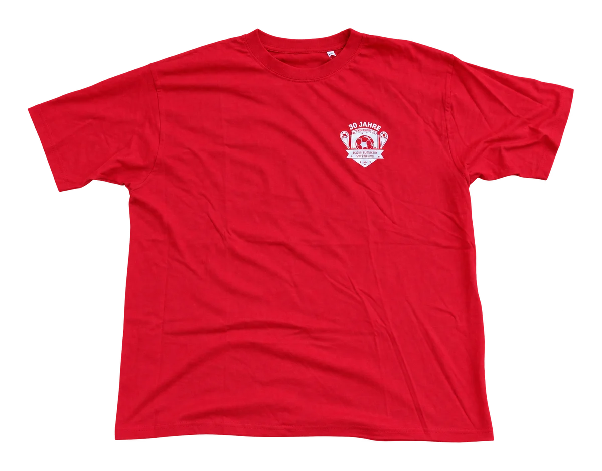 Shirt 30 Jahre, Rot, Vorderseite